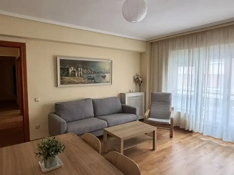 Flat for rent in Calle Juan del Rey, 5, Barrio del Centro Living room of Flat for rent in Salamanca with Heating, Furnished and Balcony