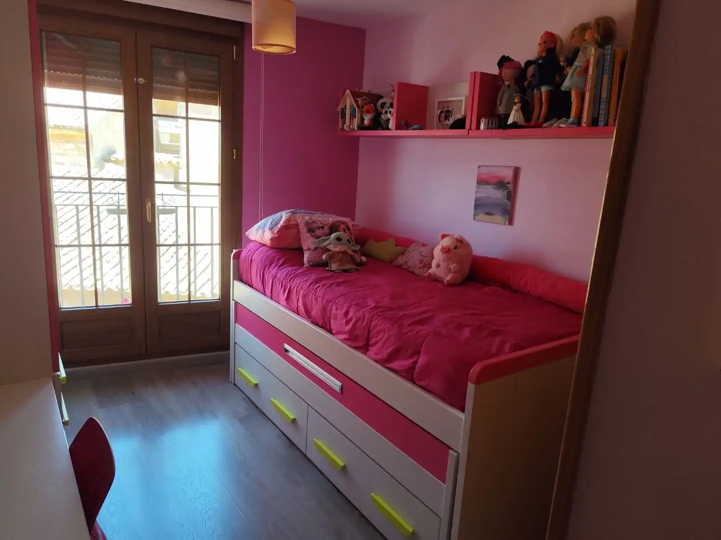 Bedroom of Flat for sale in Quintanar de la Orden  with Air Conditioner and Balcony