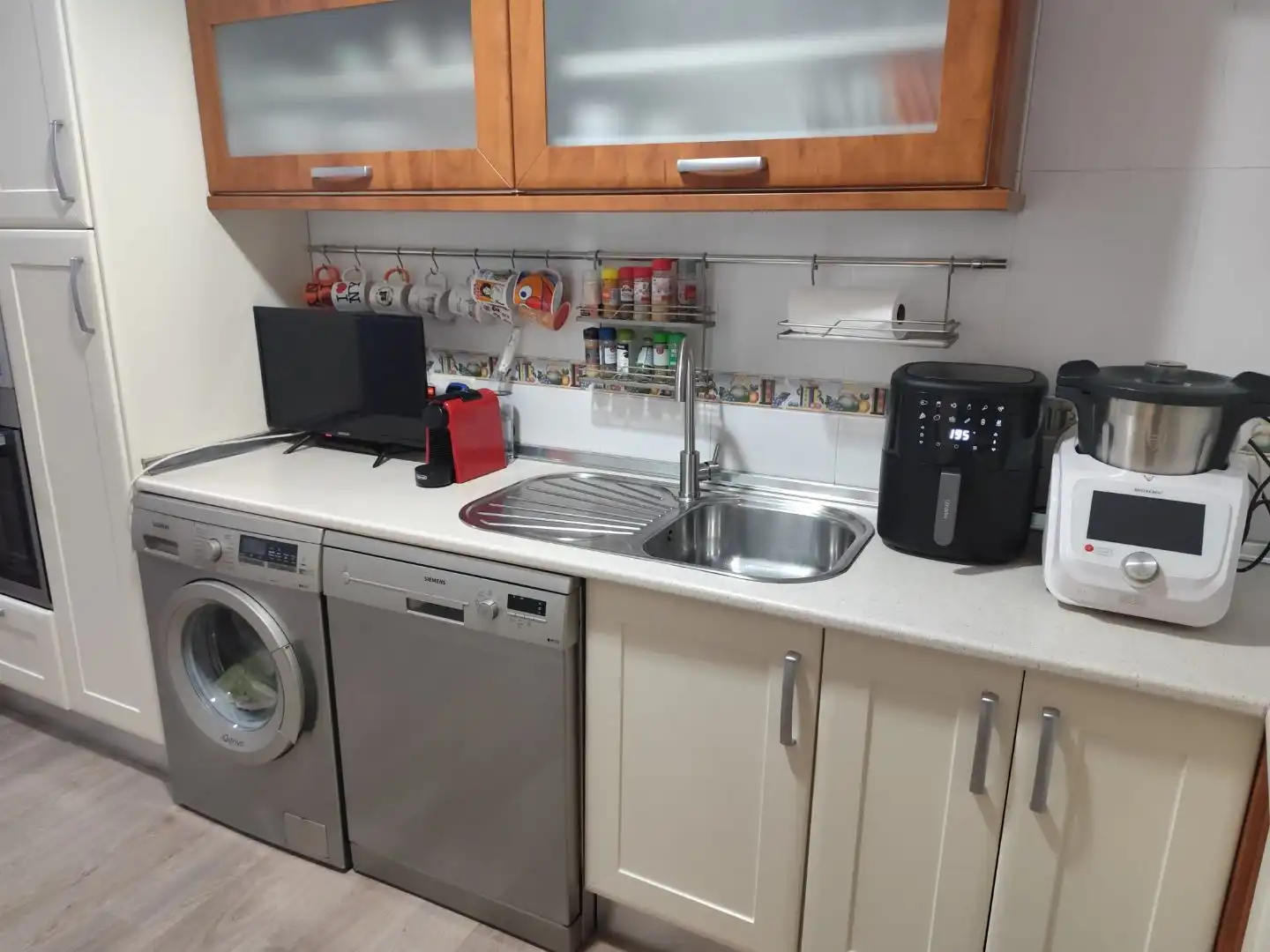 Kitchen of Flat for sale in Quintanar de la Orden  with Air Conditioner and Balcony