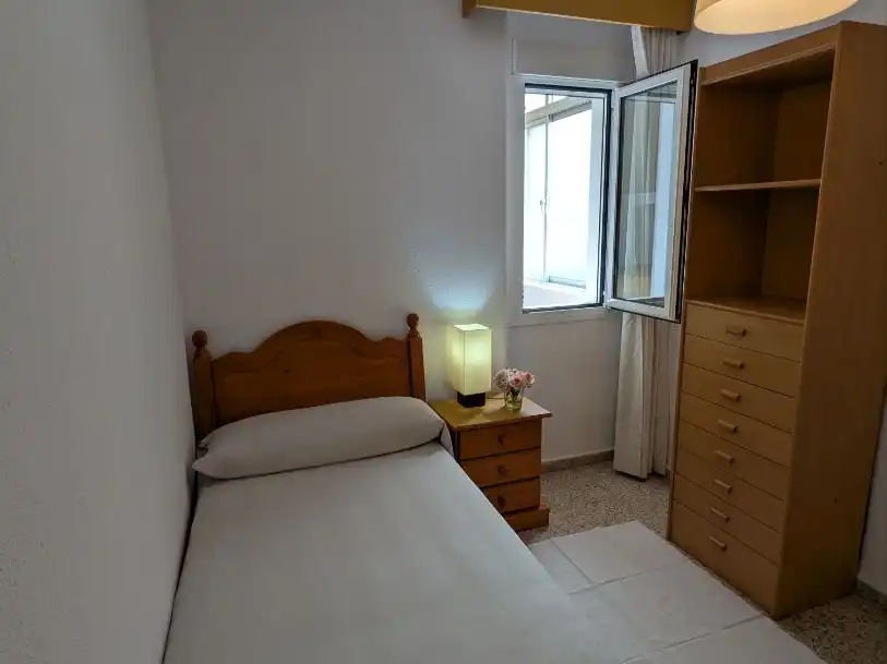 Bedroom of Flat for rent in Málaga  with Terrace and Furnished