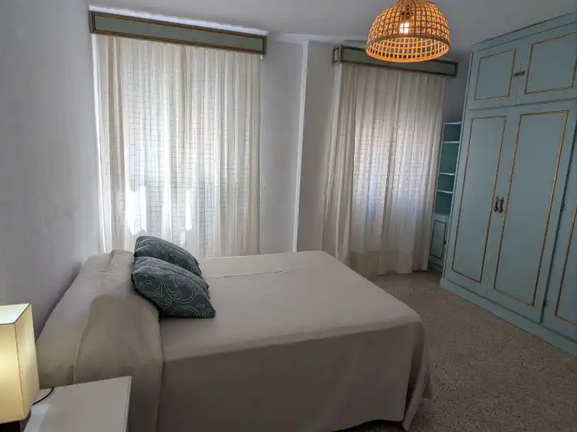 Bedroom of Flat for rent in Málaga  with Terrace and Furnished
