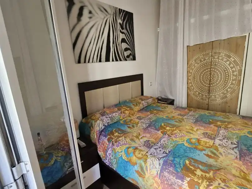 Bedroom of Flat for sale in  Madrid Capital  with Air Conditioner and Balcony