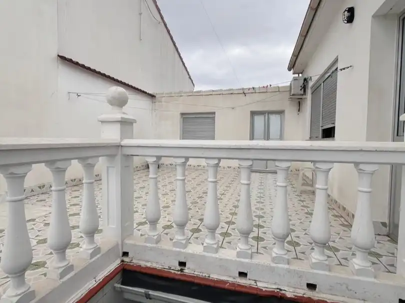 Terrasse von Wohnung zum Verkauf in Nerva mit Klimaanlage, Terrasse und Abstellraum
