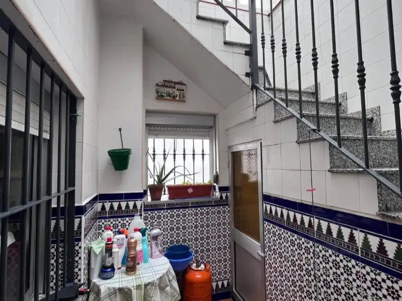 Terrasse von Wohnung zum Verkauf in Nerva mit Klimaanlage, Terrasse und Abstellraum
