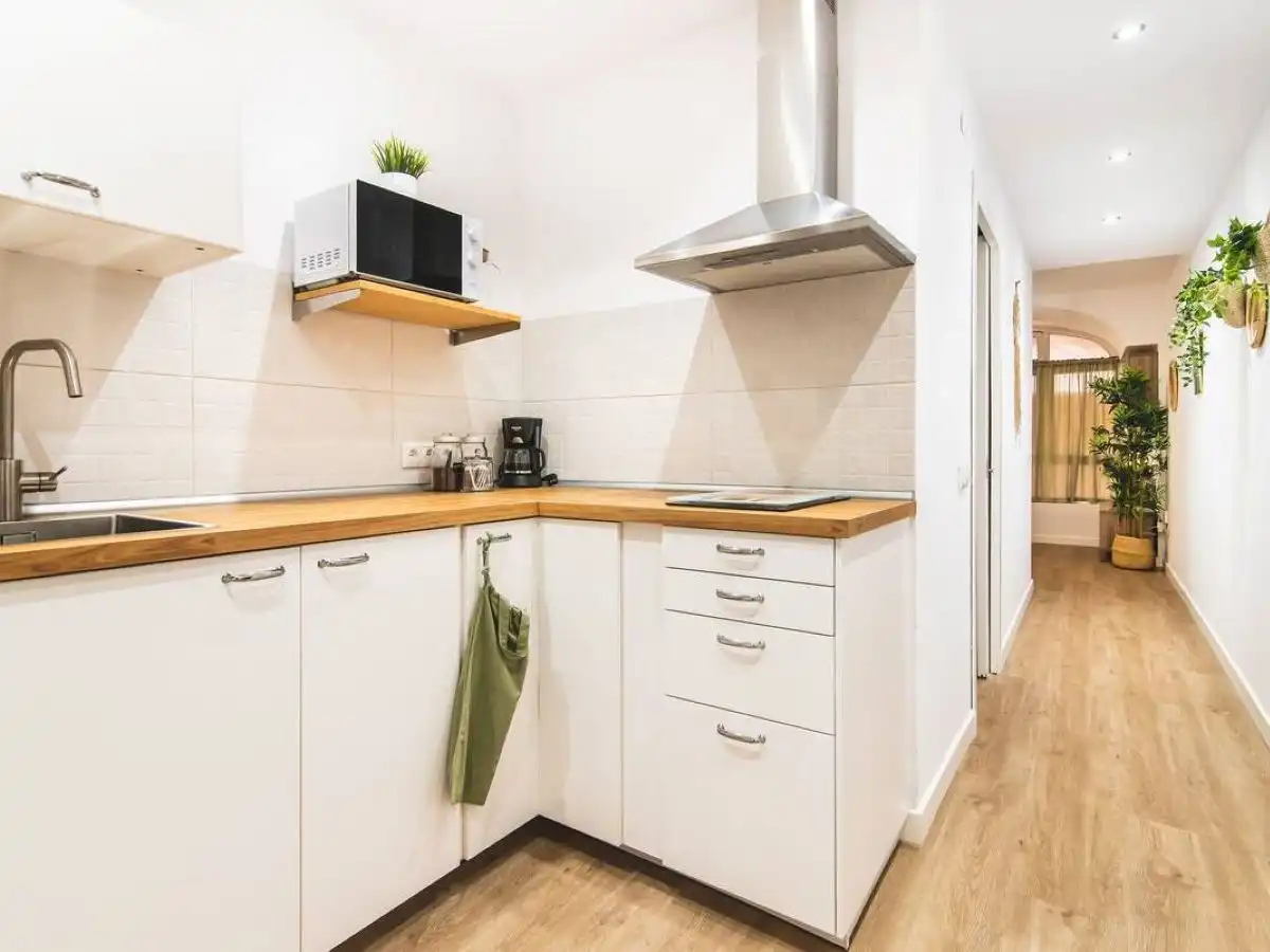 Apartament de lloguer a Calle Kant, 5, Isleta - Puerto - Guanarteme Cuina de Apartament de lloguer en Las Palmas de Gran Canaria amb Aire condicionat i Balcó