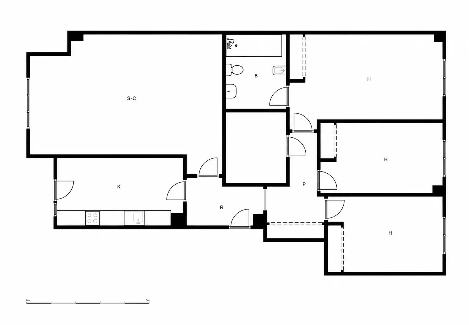 Flat for sale in Avenida de Arcentales, 67b, Rosas - Musas Flat for sale in Madrid Capital with Air Conditioner and Swimming Pool