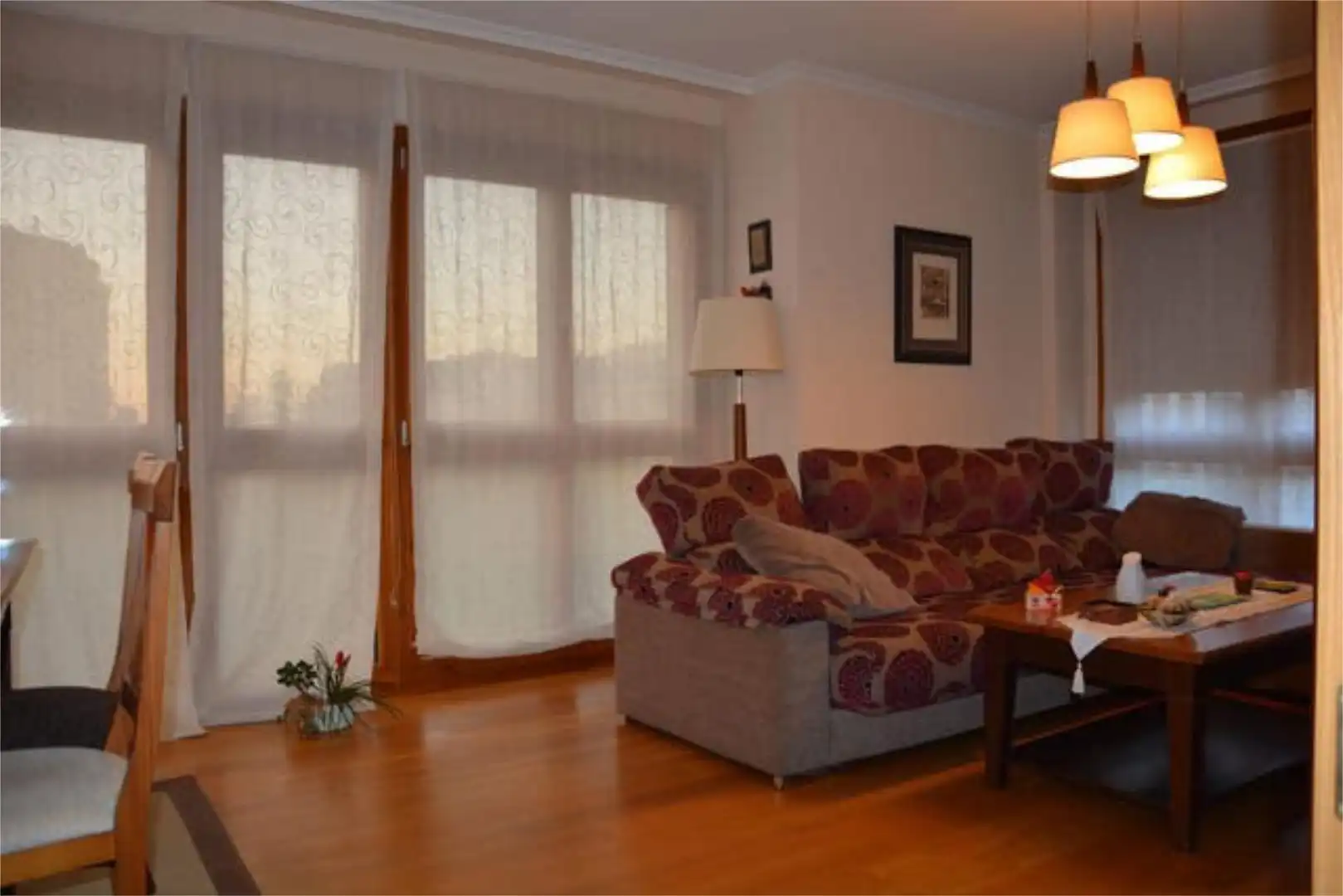 Living room of Flat for rent in Ribadeo  with Heating and Furnished