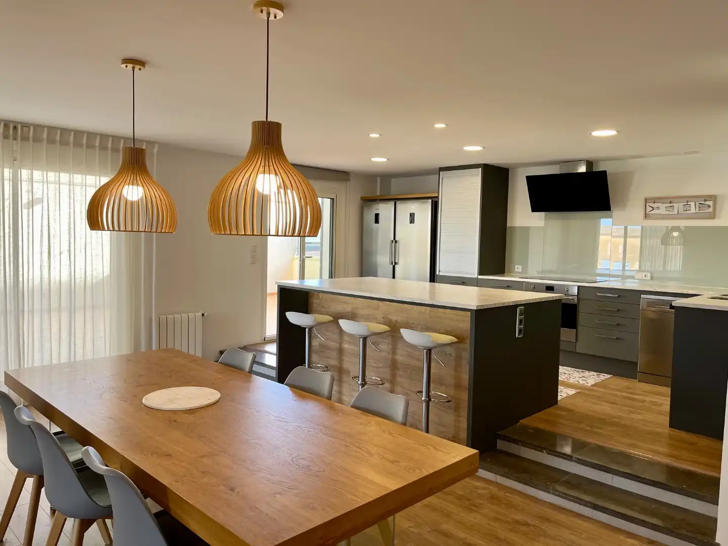 Piso de alquiler en Passeig del Ferrocarril, 60, Manacor Centre Cocina de Piso de alquiler en Manacor con Aire acondicionado, Calefacción y Parquet