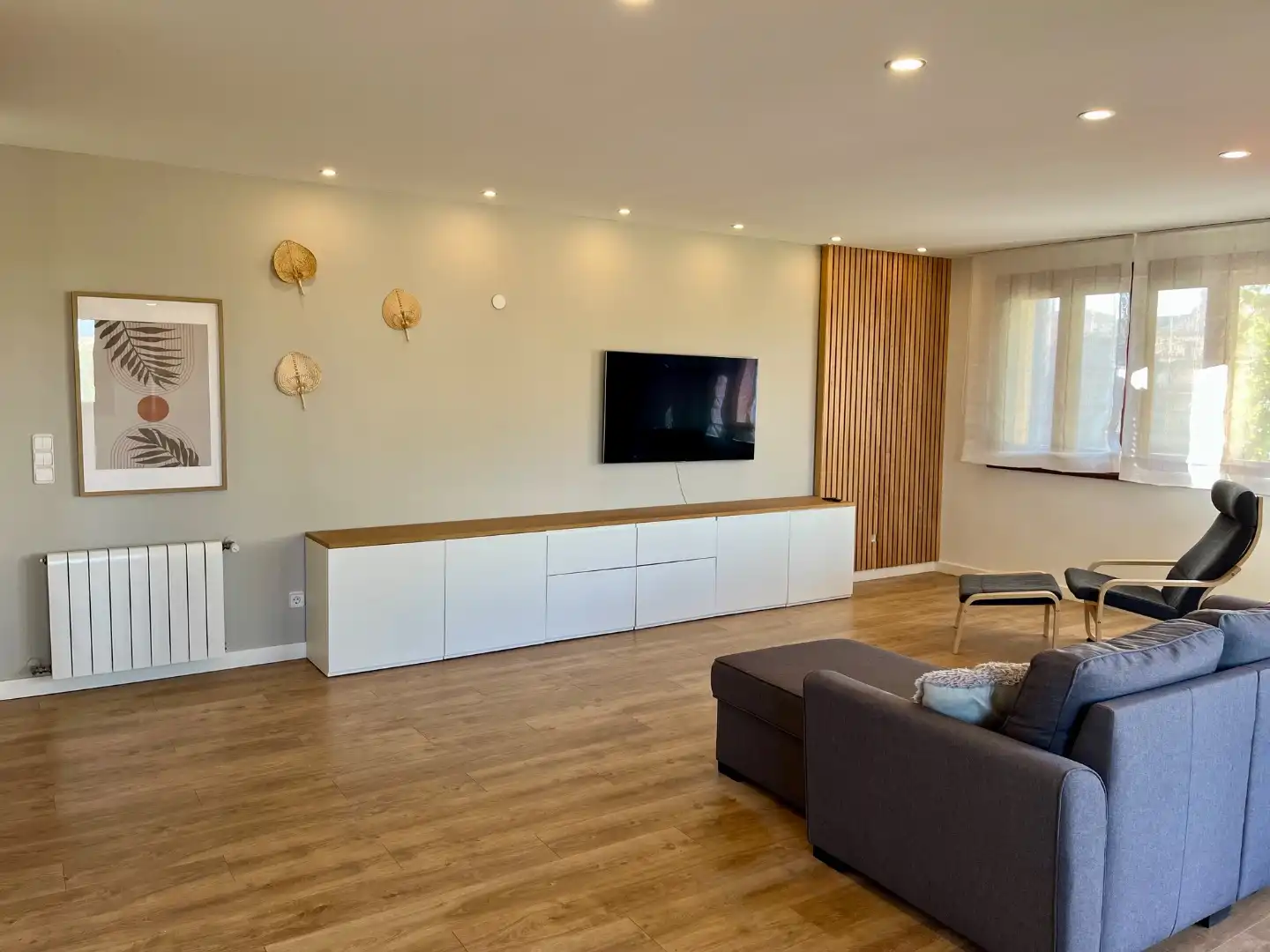 Piso de alquiler en Passeig del Ferrocarril, 60, Manacor Centre Sala de estar de Piso de alquiler en Manacor con Aire acondicionado, Calefacción y Parquet