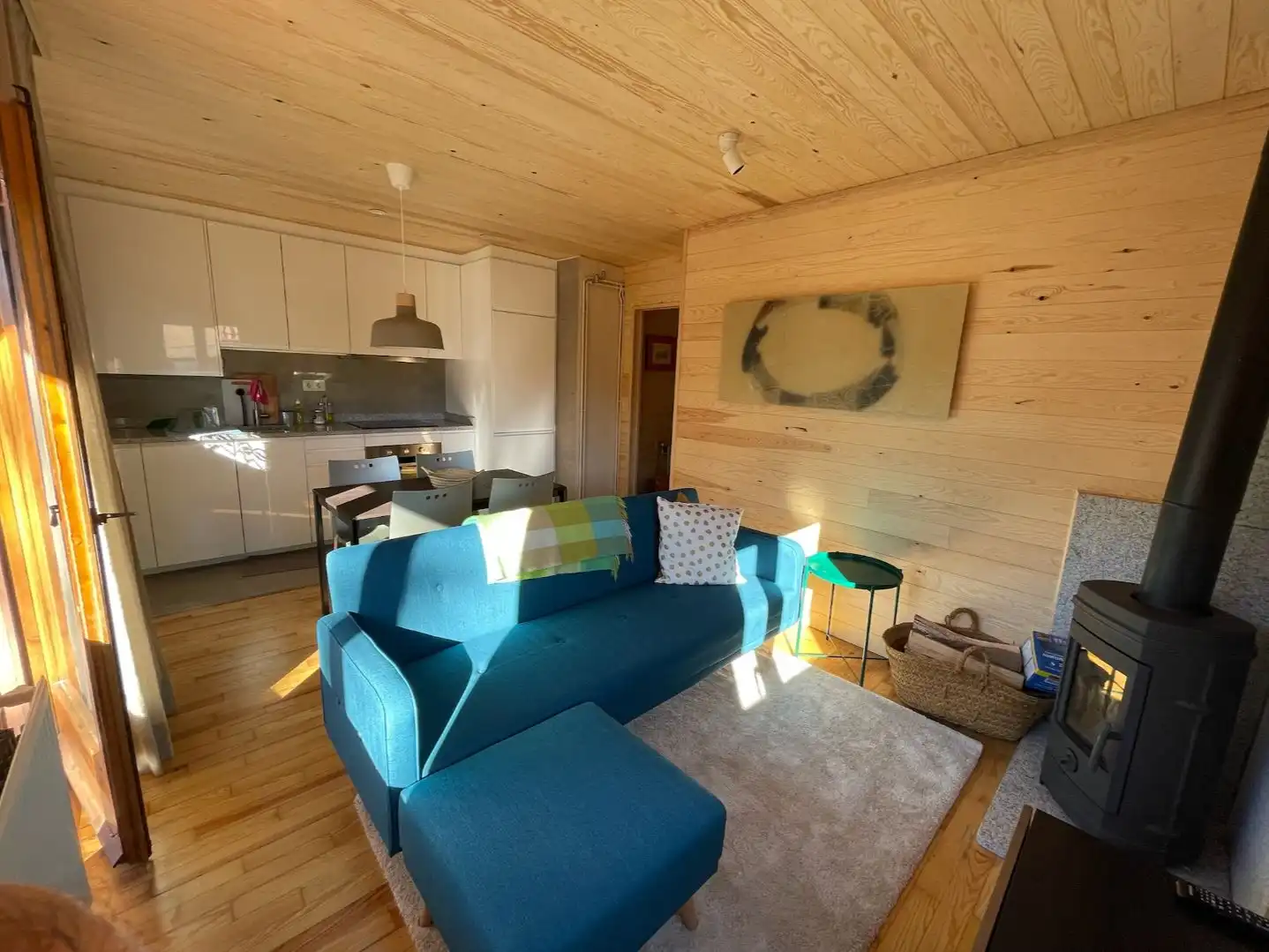 Apartamento de alquiler en Carrer d'Encorones, 2, Llívia Sala de estar de Apartamento de alquiler en Llívia con Calefacción, Parquet y Terraza