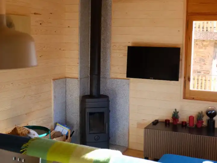 Apartamento de alquiler en Carrer d'Encorones, 2, Llívia Sala de estar de Apartamento de alquiler en Llívia con Calefacción, Parquet y Terraza