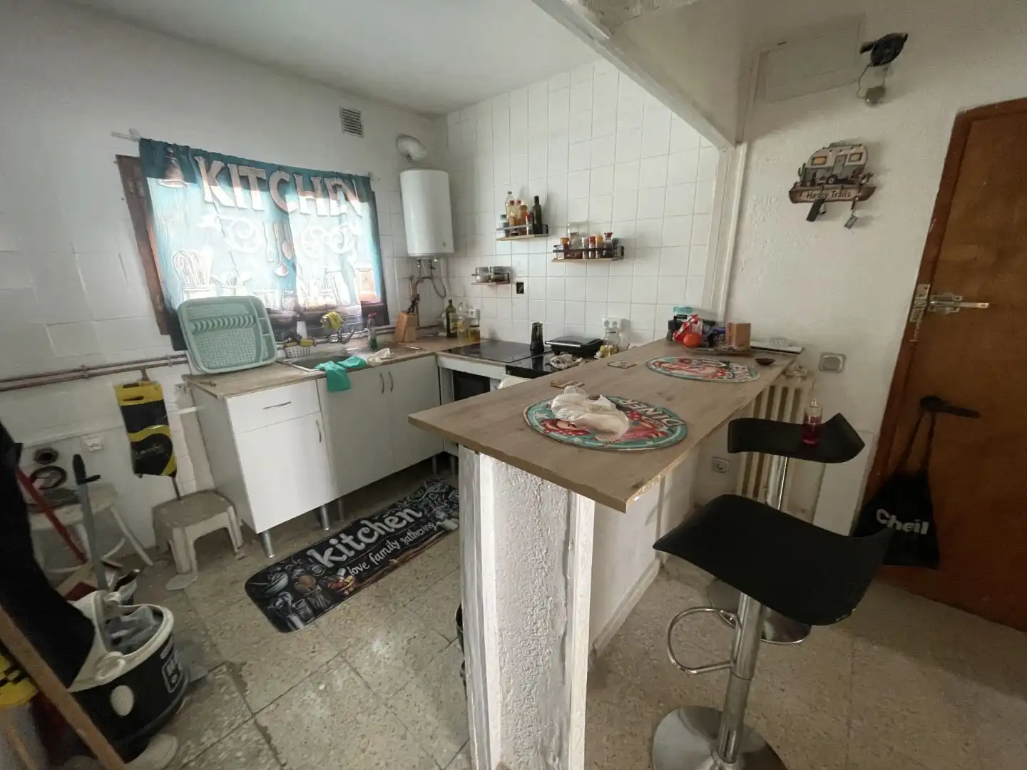 Cocina de Piso de alquiler en El Espinar con Amueblado y Balcón