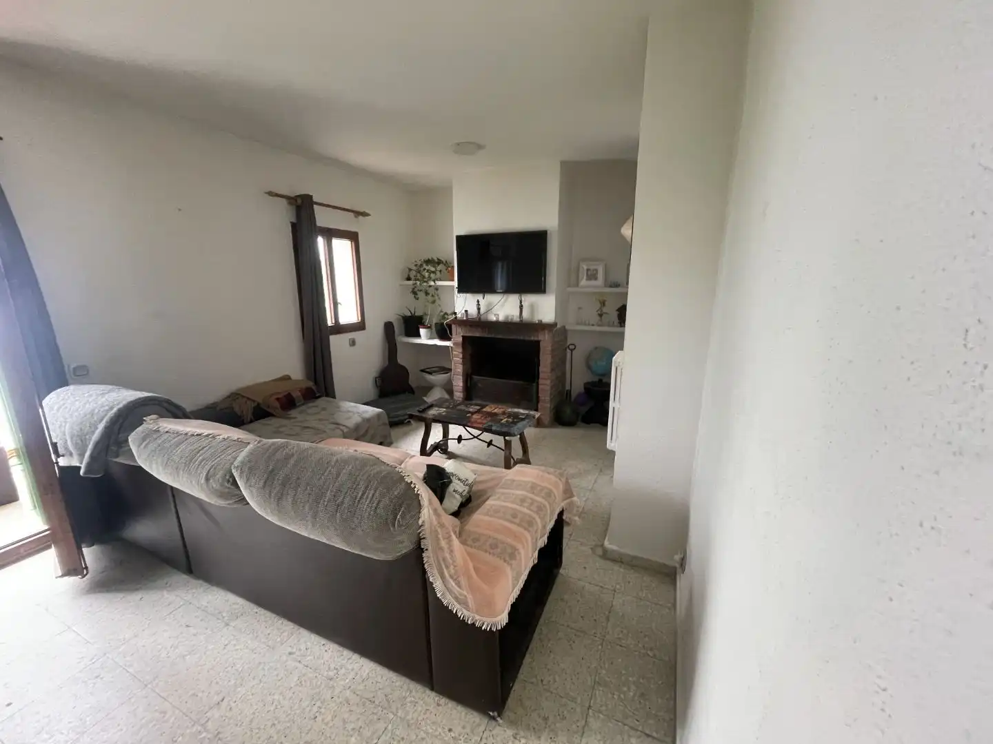 Sala de estar de Piso de alquiler en El Espinar con Amueblado y Balcón