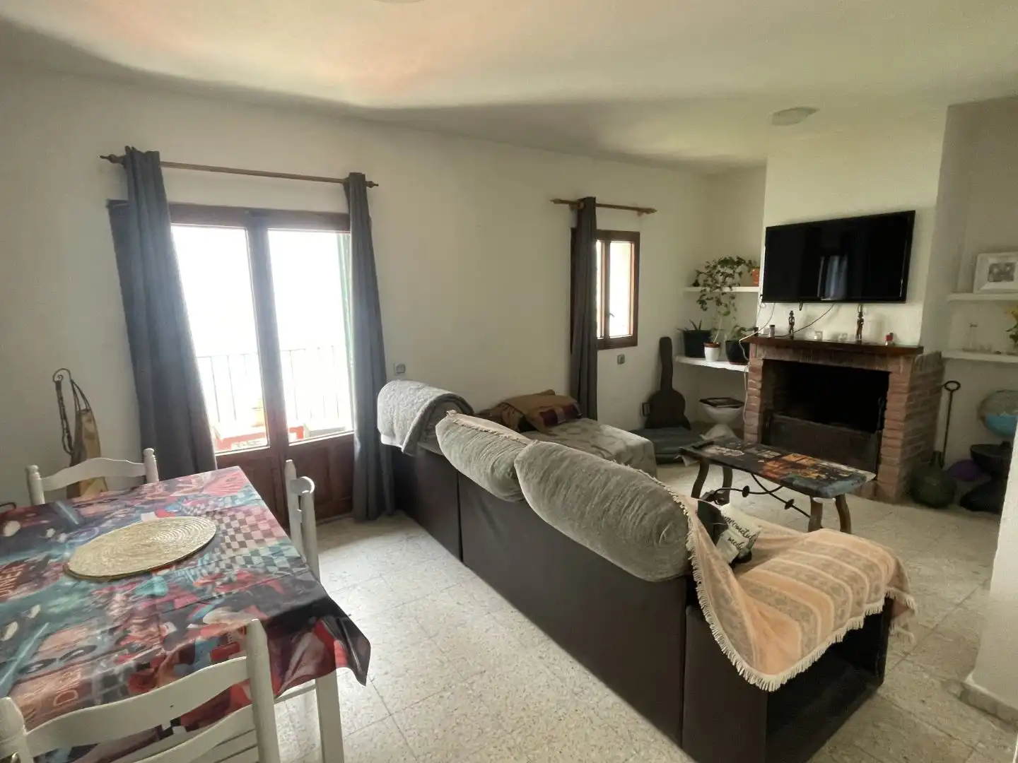 Sala de estar de Piso de alquiler en El Espinar con Amueblado y Balcón