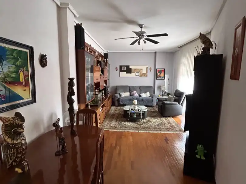 Sala de estar de Piso en venta en Bilbao  con Terraza y Balcón