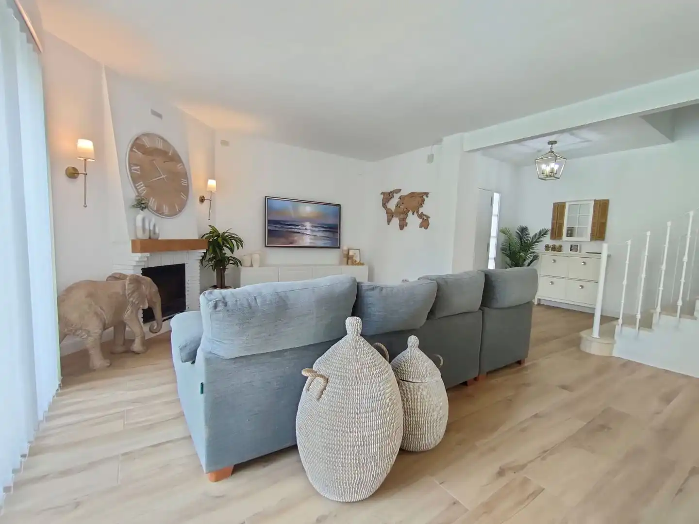 Piso en venta en Avinguda Generalitat, 1, Montepilar Sala de estar de Piso en venta en L'Eliana con Aire acondicionado, Calefacción y Jardín privado
