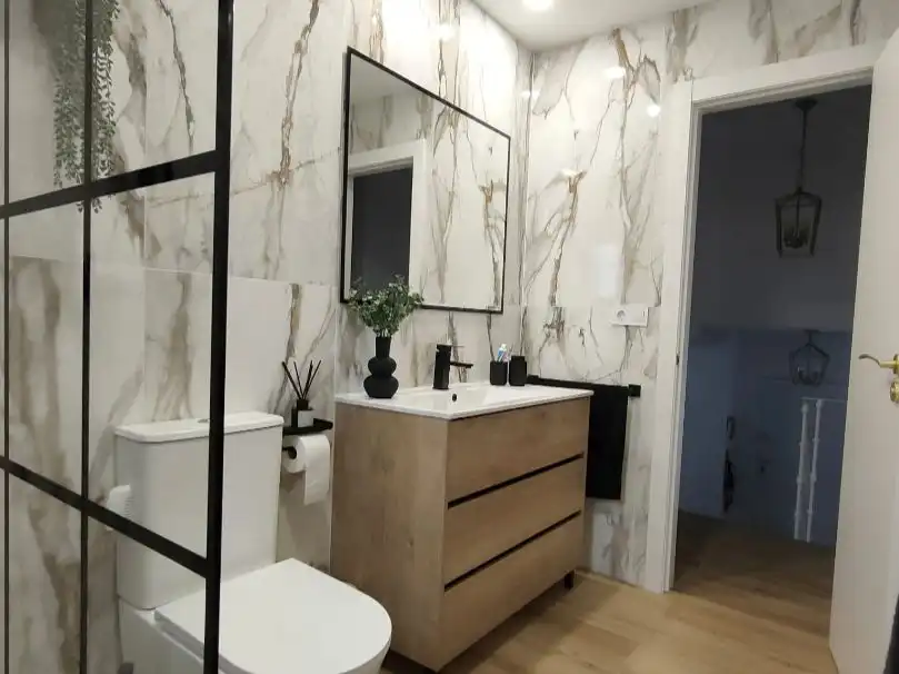 Piso en venta en Avinguda Generalitat, 1, Montepilar Baño de Piso en venta en L'Eliana con Aire acondicionado, Calefacción y Jardín privado