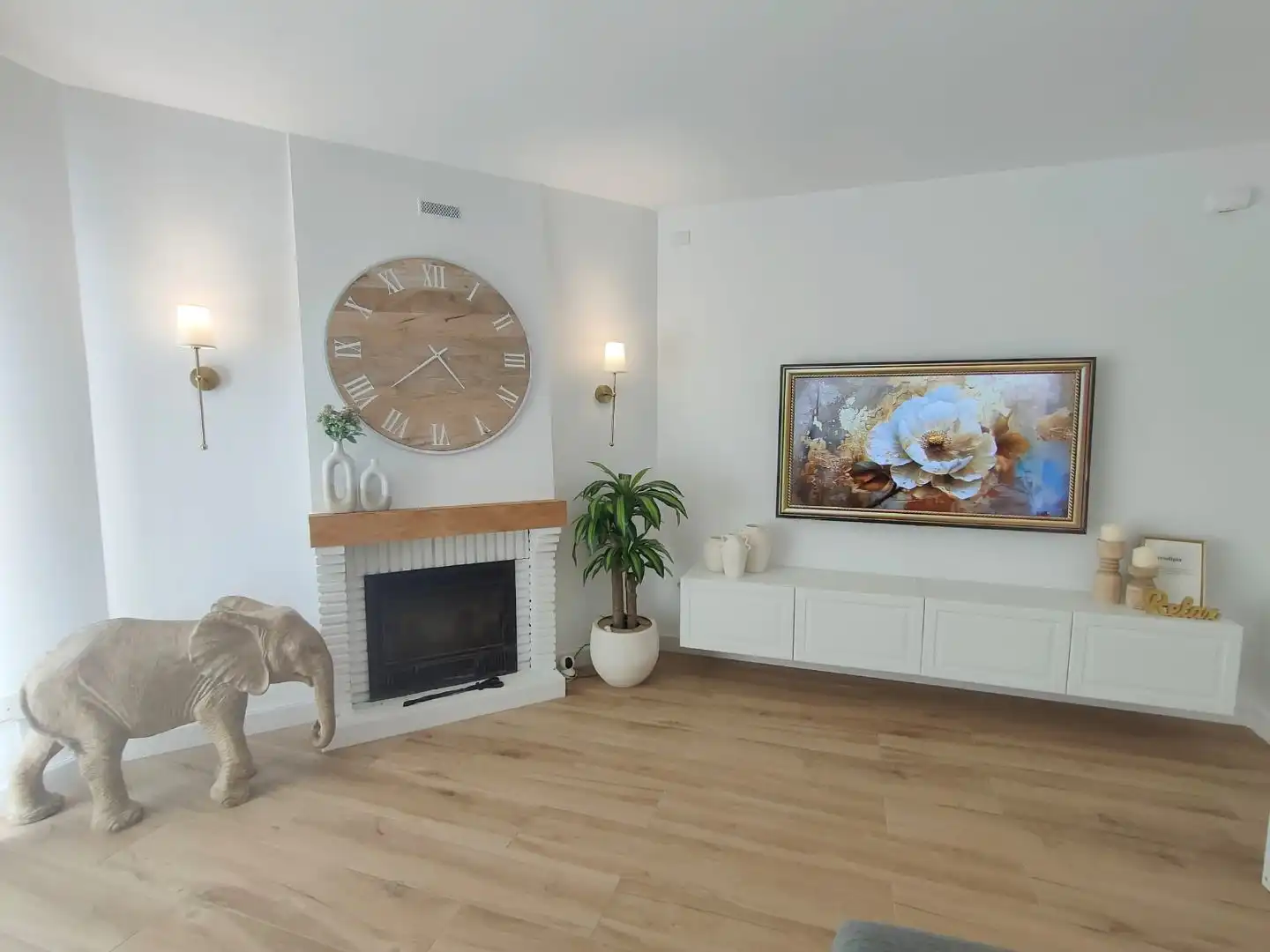 Piso en venta en Avinguda Generalitat, 1, Montepilar Sala de estar de Piso en venta en L'Eliana con Aire acondicionado, Calefacción y Jardín privado