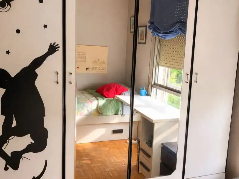 Bedroom of Flat for sale in  Madrid Capital  with Terrace and Swimming Pool