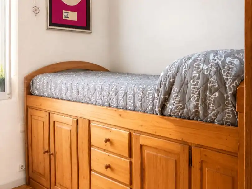 Bedroom of Flat for sale in  Madrid Capital  with Terrace and Swimming Pool