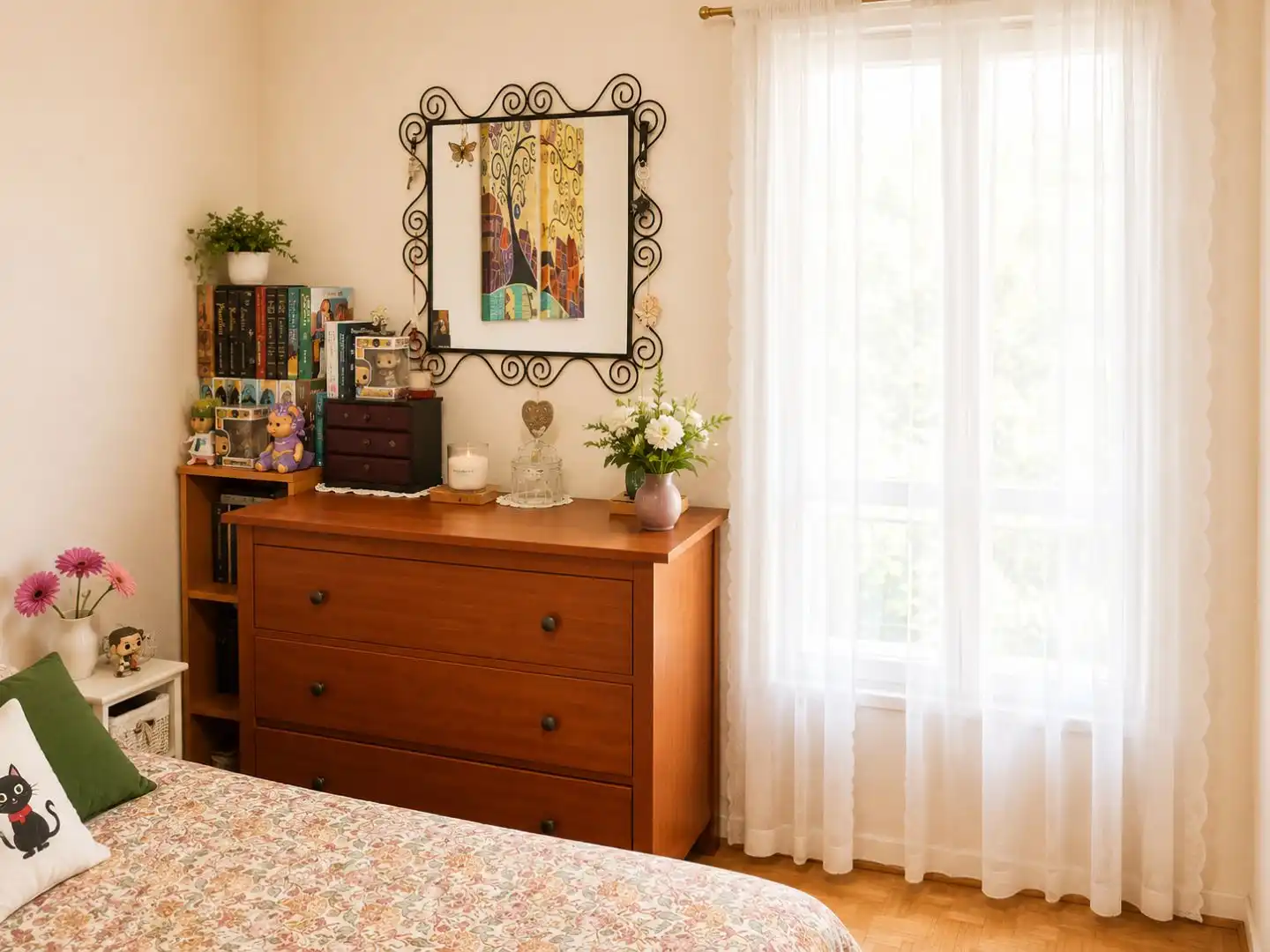 Bedroom of Flat for sale in  Madrid Capital  with Terrace and Swimming Pool