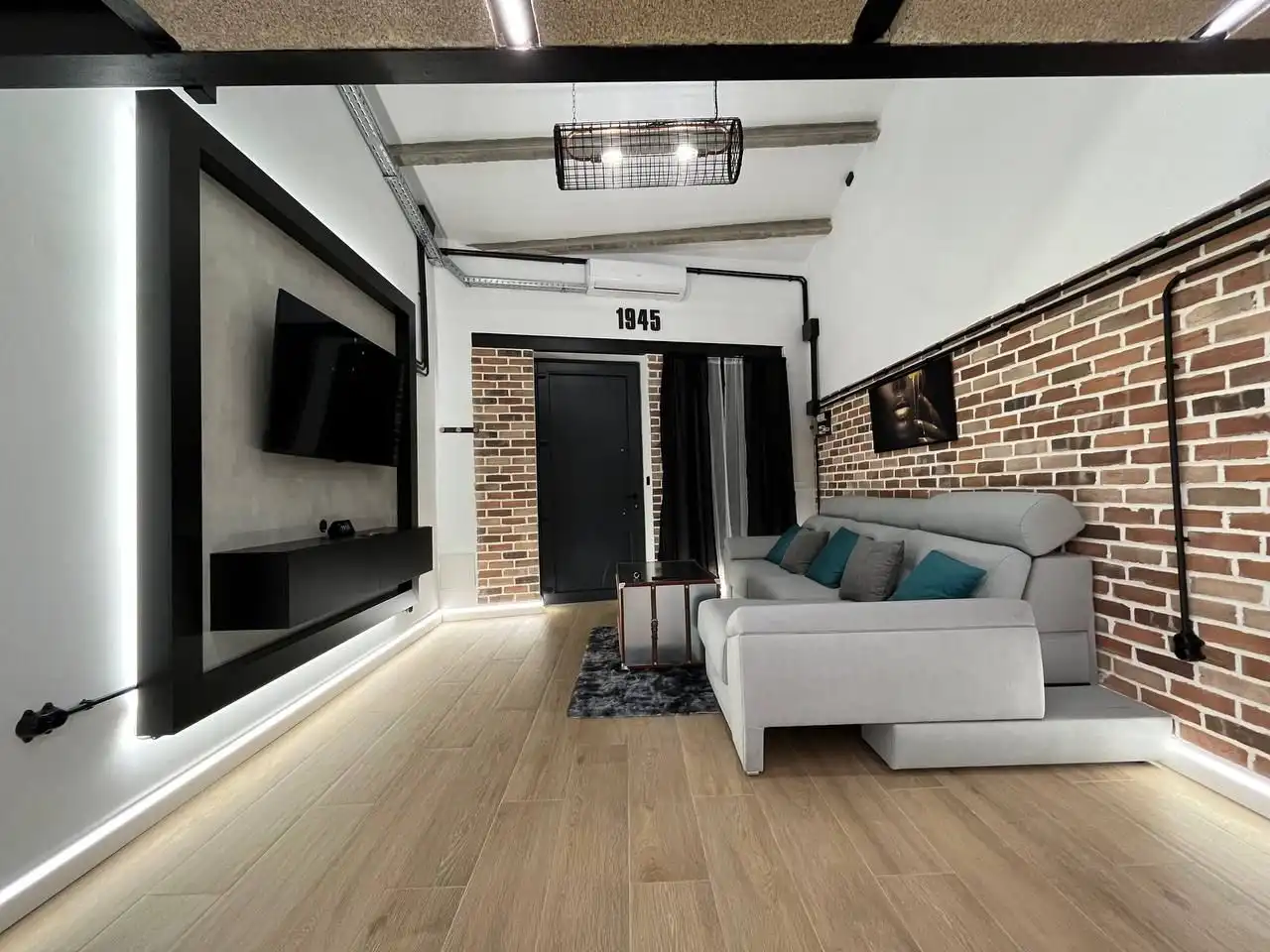 Sala de estar de Loft de alquiler en Olivenza con Aire acondicionado, Calefacción y Amueblado