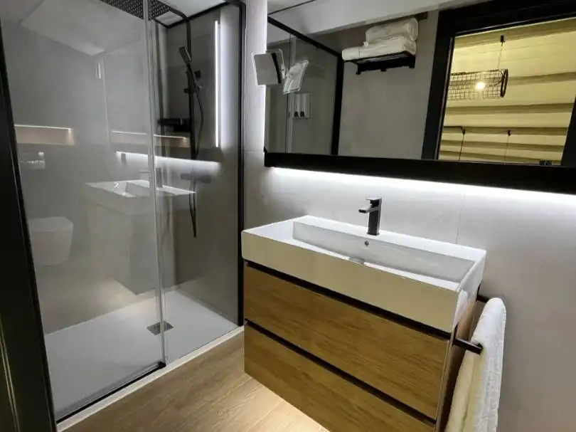 Baño de Loft de alquiler en Olivenza con Aire acondicionado, Calefacción y Amueblado