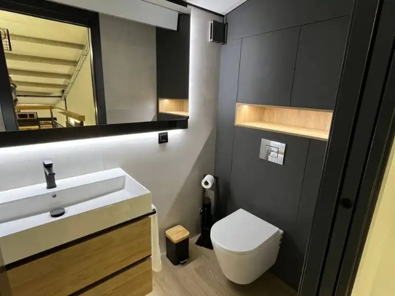 Baño de Loft de alquiler en Olivenza con Aire acondicionado, Calefacción y Amueblado