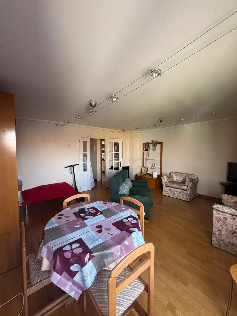Sala d'estar de Pis de lloguer en León Capital  amb Parquet, Traster i Balcó