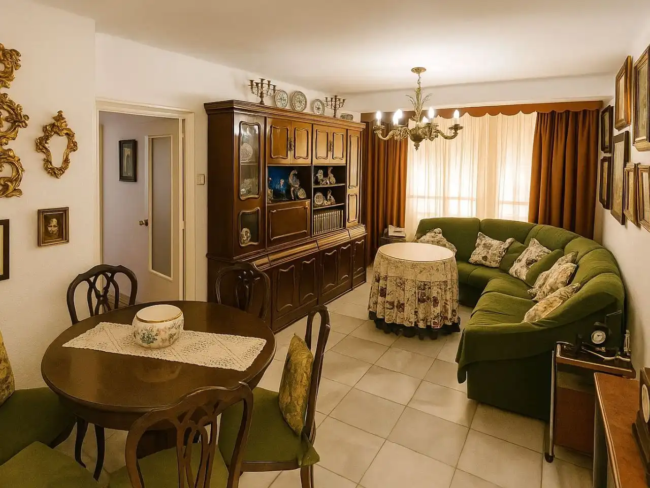 Flat for sale in Calle Cisneros, 5, Centro Histórico Living room of Flat for sale in Málaga with Storage room, Furnished and Video intercom