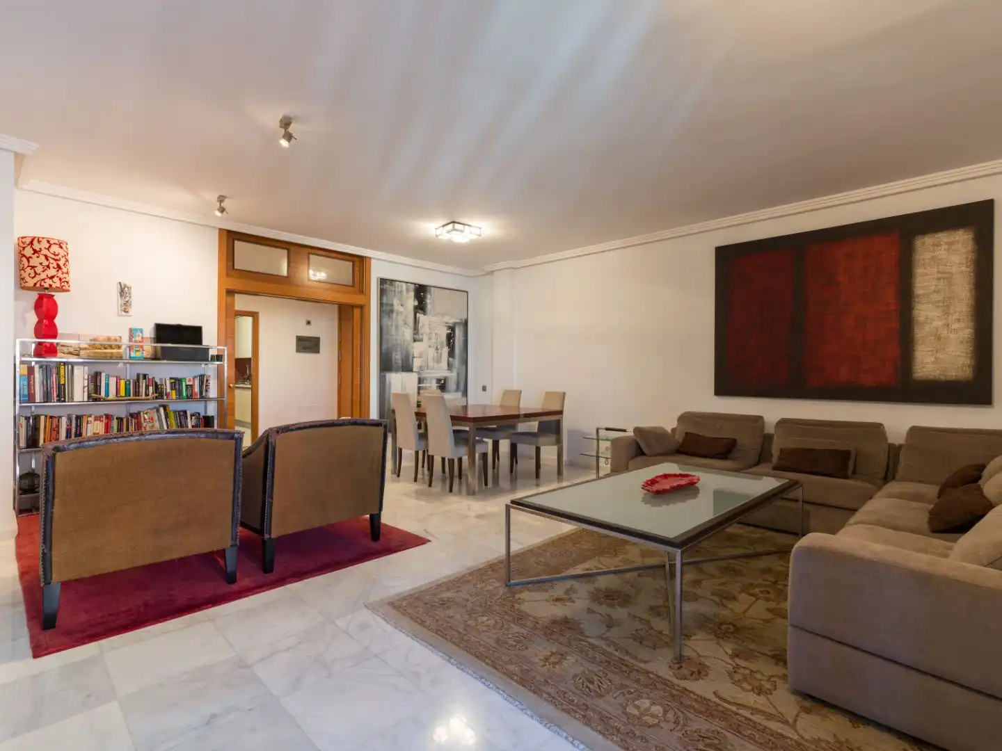 Flat for rent in Calle León y Castillo, 6, Arenales - Lugo - Avda. Marítima Living room of Flat for rent in Las Palmas de Gran Canaria with Air Conditioner, Parquet flooring and Furnished