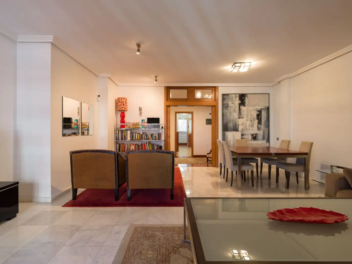 Dining room of Flat for rent in Las Palmas de Gran Canaria  with Air Conditioner, Parquet flooring and Furnished