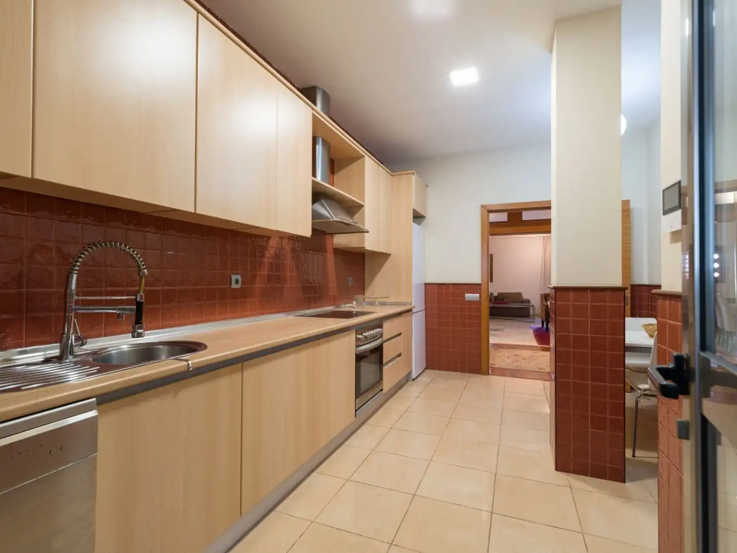Kitchen of Flat for rent in Las Palmas de Gran Canaria  with Air Conditioner, Parquet flooring and Furnished