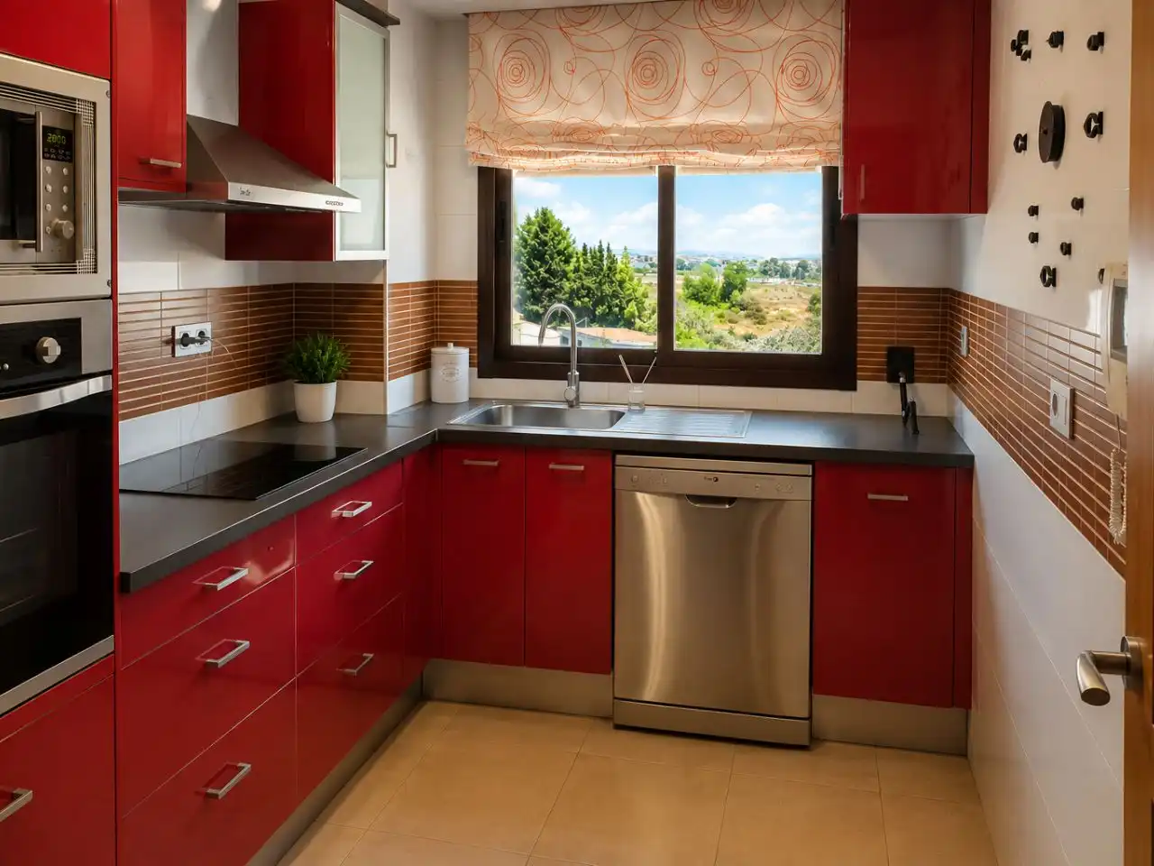 Küche von Wohnung zum Verkauf in Murcia mit Klimaanlage, Heizung und Terrasse