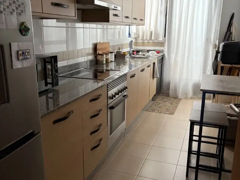 Kitchen of Flat for rent in Rocafort  with Air Conditioner and Terrace
