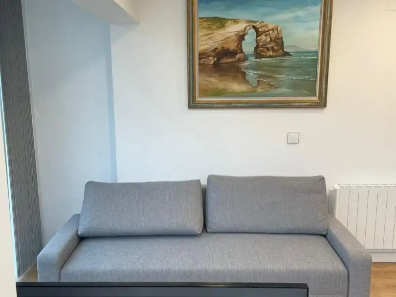 Sala de estar de Piso de alquiler en Oleiros con Amueblado y Parking comunitario