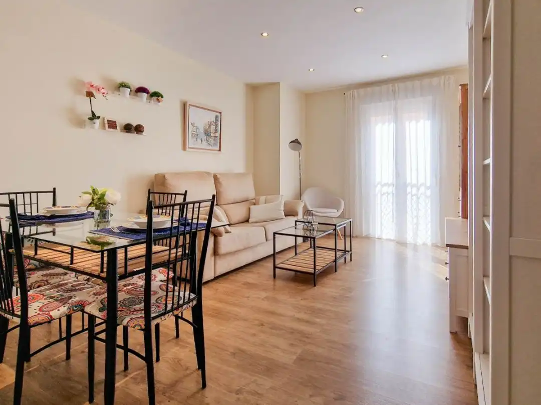 Living room of Apartments for rent in Badajoz  with Air Conditioner, Heating and Parquet flooring