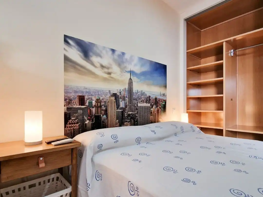 Bedroom of Apartments for rent in Badajoz  with Air Conditioner, Heating and Parquet flooring