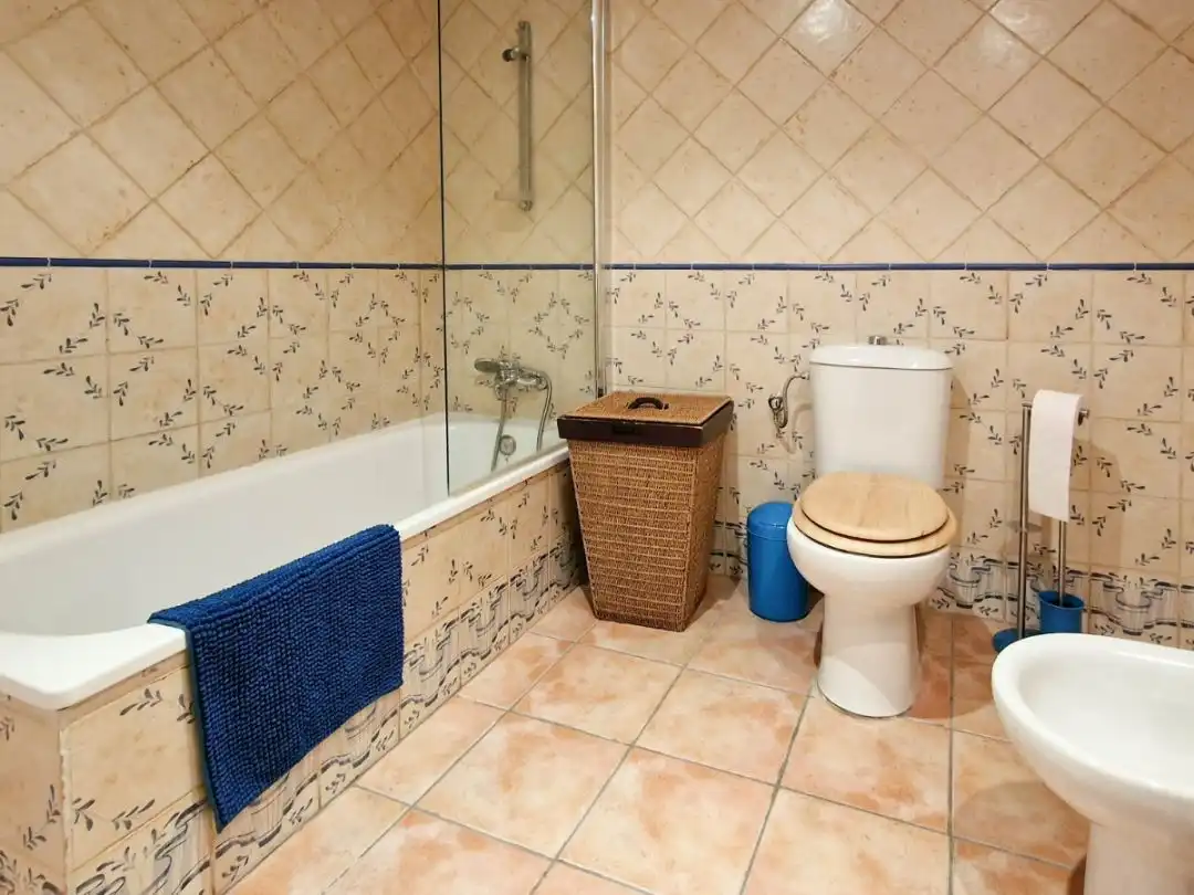 Bathroom of Apartments for rent in Badajoz  with Air Conditioner, Heating and Parquet flooring
