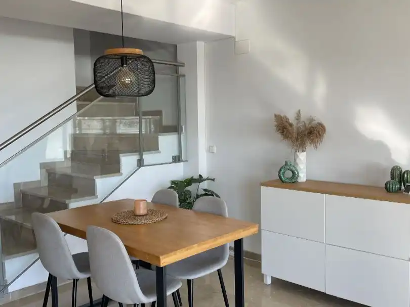 Casa adosada en venta en Calle del Pou, 40, Costa Sur Comedor de Casa adosada en venta en Peñíscola / Peníscola con Aire acondicionado, Calefacción y Jardín privado