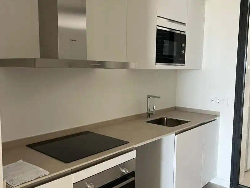 Küche von Wohnung zur Miete in Torremolinos mit Klimaanlage, Heizung und Privatgarten