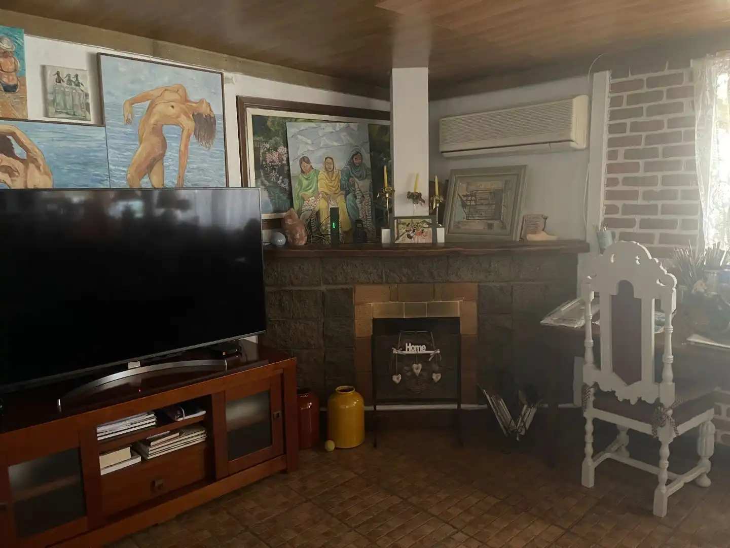 Ático en venta en Calle Aguadulce, 55, Arenales - Lugo - Avda. Marítima Sala de estar de Ático en venta en Las Palmas de Gran Canaria con Aire acondicionado