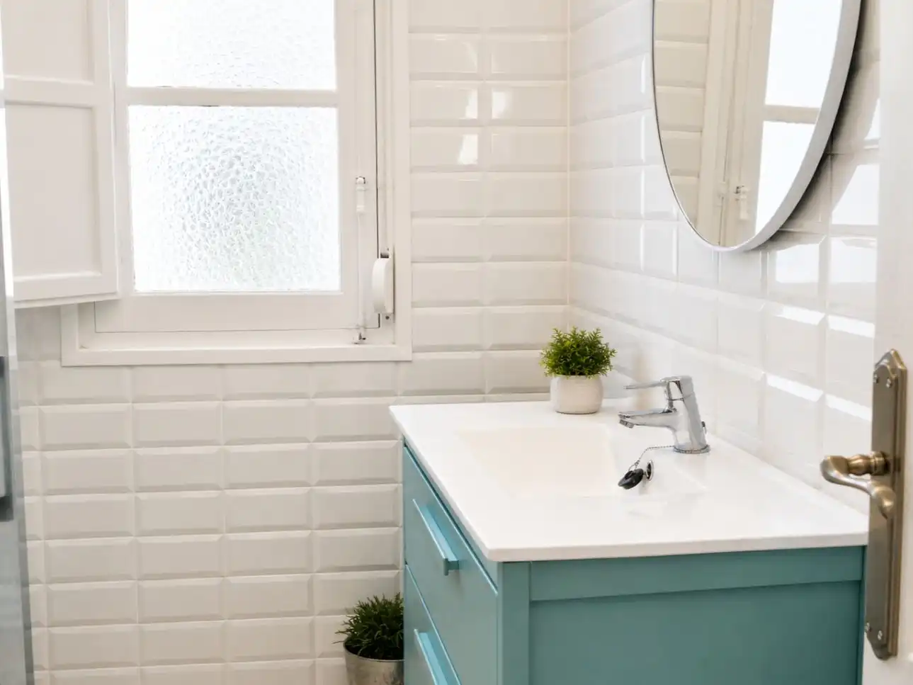 Badezimmer von Wohnung zur Miete in León Capital  mit Heizung und Möbliert
