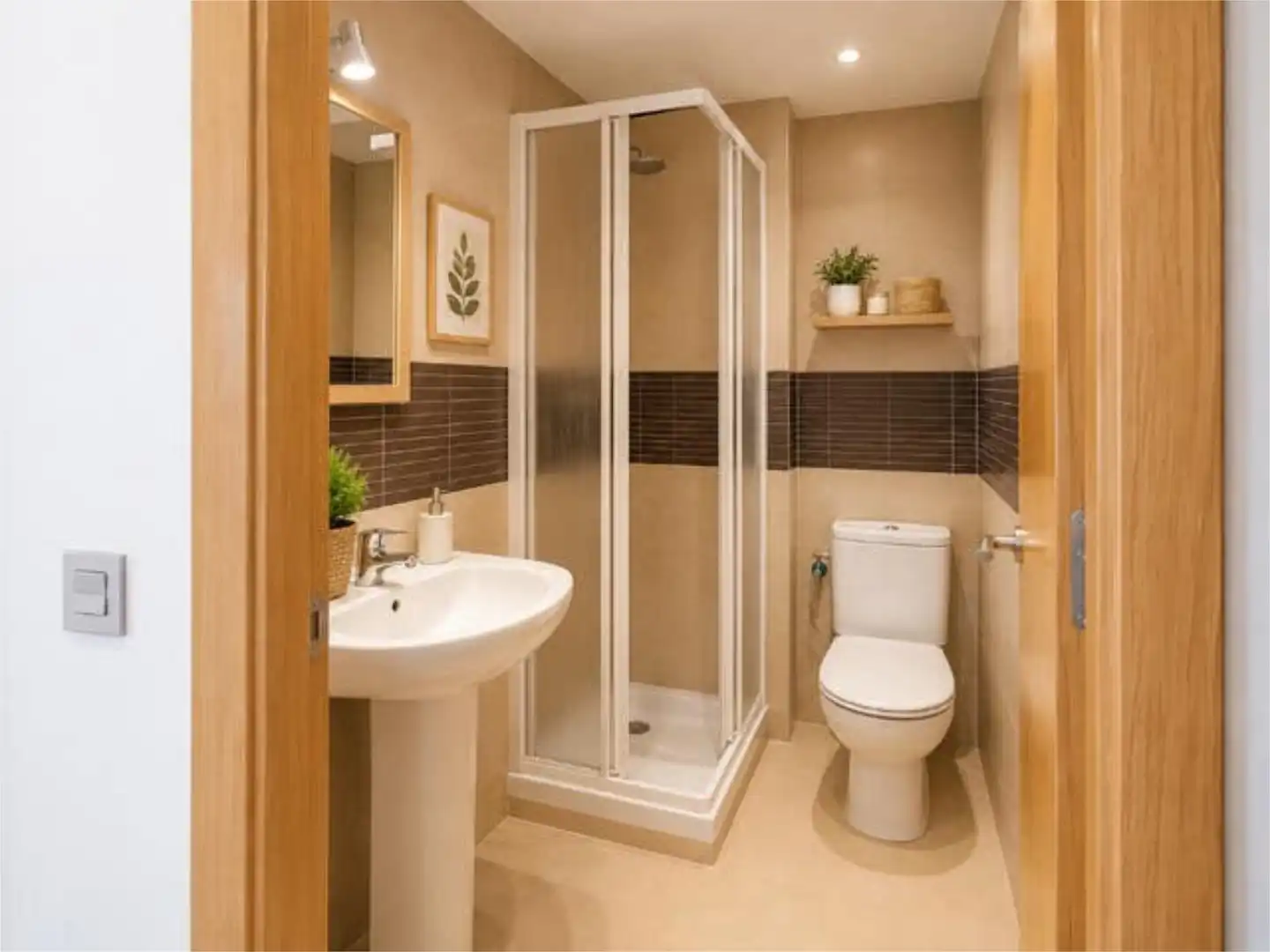 Baño de Ático en venta en Murcia con Calefacción, Terraza y Trastero