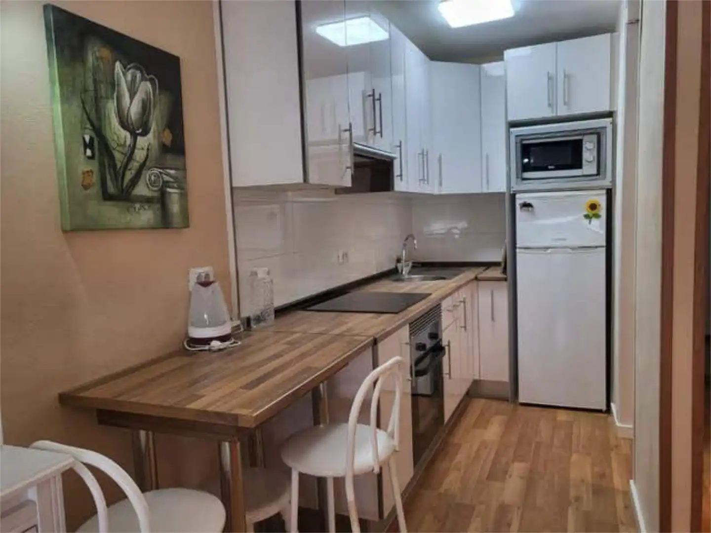 Flat for rent in Bajamar Kitchen of Flat for rent in San Cristóbal de la Laguna with Furnished