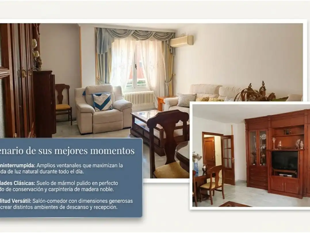 Flat for sale in Calle Plan Parcial 22, 5, Avda. Federico Garcia Lorca - Nueva Estación Autobuses Living room of Flat for sale in Granada with Air Conditioner, Heating and Furnished