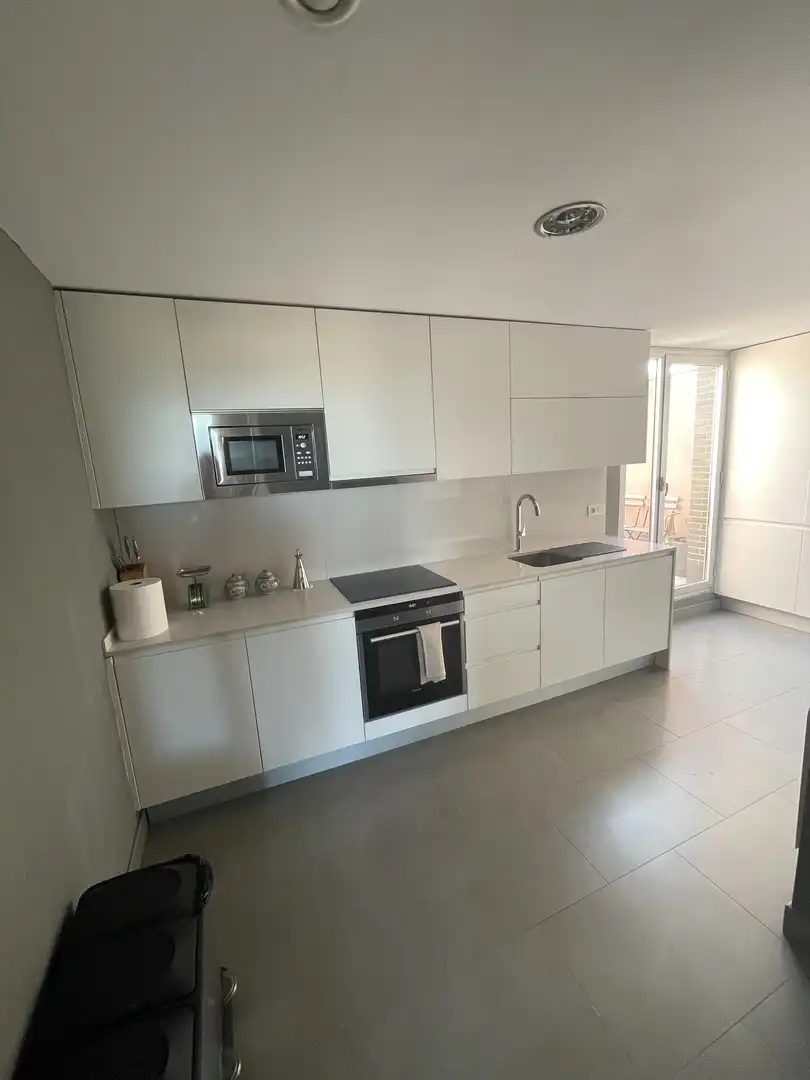 Cuina de Àtic de lloguer en Valencia amb Aire condicionat, Calefacció i Parquet