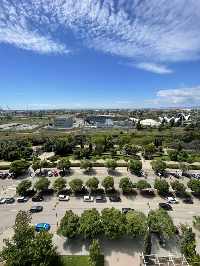 Vista exterior de Àtic de lloguer en Valencia amb Aire condicionat, Calefacció i Parquet