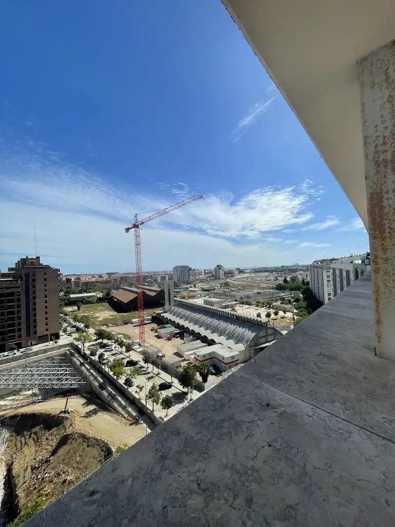 Vista exterior de Àtic de lloguer en Valencia amb Aire condicionat, Calefacció i Parquet