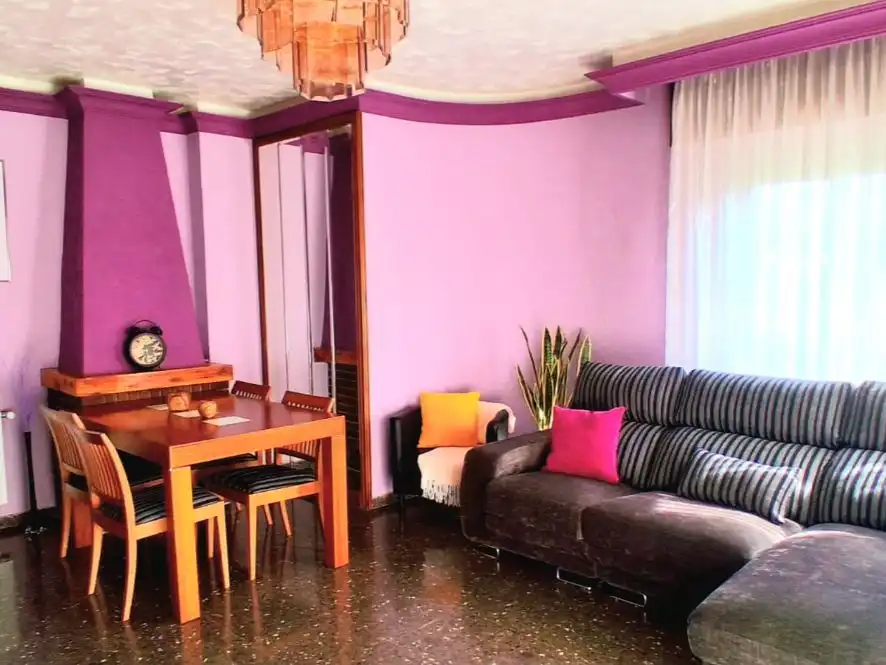Sala de estar de Piso de alquiler en Albacete con Aire acondicionado, Calefacción y Terraza